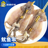 密水农家铁板大鱿鱼串烧烤串火锅油炸食材水产商用鲜活冷冻半成品海鲜