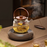 诺洁仕（LOCUS） 电陶炉煮茶器迷你家用多功能烧水炉小型新款电热煮茶炉 摩卡金色茶炉单机(不配壶)