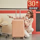 袋鼠（KANGAROO）子母箱行李箱高颜值女小型轻便旅行箱拉杆箱拉杆箱男生密码登机箱 茱萸粉（916潮流款） 20英寸 （可上飞机免托运）