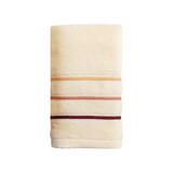 洁丽雅（Grace） 毛巾新疆纯棉抗菌吸水绣花素色纯色柔软洁面巾擦脸巾洗脸擦汗 缎档-黄色