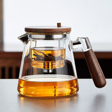 美斯尼  飘逸壶玻璃泡茶壶茶水分离飘逸杯 玻璃壶功夫茶具 雅茗飘逸杯 透明色