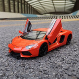 威利（WELLY） LP700 合金汽车模型1:24兰博基尼LP700-4 LP610-4汽车模型 lp700-4 橙色