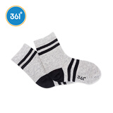 361°361童袜儿童袜子男女童长袜运动袜【1双装】 N11832361 灰色 6