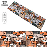 FREESCOPE冷感运动毛巾吸汗速干降温冰巾男女跑步健身房擦汗巾冰凉巾夏季 呆萌狗(易拉罐装) 100x30cm