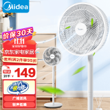 美的（Midea）电风扇落地电扇台式桌面台扇办公室宿舍低音空气循环扇电扇落地扇七叶 台地两用 【金榜单品】台立两用SAF30AC