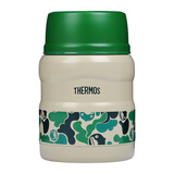膳魔师（THERMOS）焖烧杯保温饭盒保温杯大肚杯女带勺子真空焖烧罐SK-3000 绿色大黄鸭 470ml