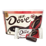 德芙（Dove）新货巧克力礼盒装碗装喜糖伴手礼新老包装随机发圣诞节零食礼盒 【1碗】香浓黑巧(18条) 碗装 252g
