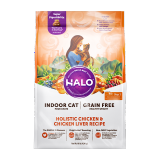 自然光环（HALO IN CHINESE）Halo美国自然光环健美系列纯鲜肉猫粮 进口猫粮鸡肉成猫粮 成猫健美体态-鸡肉猫粮4.54kg