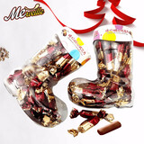 金帝（Leconte）美滋滋榛仁脆心巧克力送女友生日礼物儿童节礼物零食休闲食品 206g靴鞋装礼盒