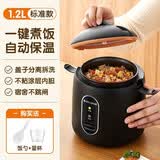 志高（CHIGO）电饭煲迷你一人食电饭煲宿舍情侣款低功率家用小电饭锅 1-2人煮饭锅 (适用1-2人)- 1.2L 雾黑