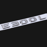 阪驰适用于奔驰标志汽车尾标天使之翼长轴叶子标车标贴字标字母数字贴 原车尾标（一个装）【E300L】