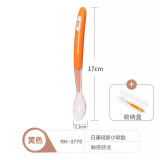 日康（rikang）硅胶勺子 新生儿勺子  筷子小软匙 0个月以上 RK-3770(颜色随机）
