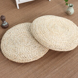 隆庆楼 蒲团坐垫 玉米皮编织垫子跪坐墩打坐圆形透气椅垫屁股垫 【40*40*6cm】