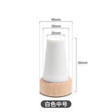 煌鹰煌鹰实木酒塞硅胶瓶塞红酒塞子洋酒瓶塞XO洋酒玻璃瓶塞子陶瓷瓶塞 中号白色