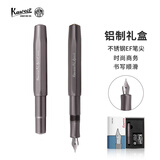 【新春礼物】Kaweco 德国卡维克  德国进口 AL系列 钢笔 铝制系列 书法练字学生礼盒套装 商务男签字笔灰色 EF