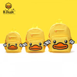 B.Duck小黄鸭书包儿童新款男女童简约卡通翅膀幼儿园书包 黄色 S
