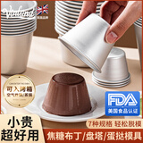 Vinland英国焦糖布丁杯模具耐高温烘焙甜品蛋糕蛋挞模烤迷你盘烤箱商用小 M-B01迷你布丁模【5个装】