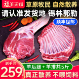 福羊天赐散养半只羊10斤 羊肉 生鲜 内蒙古锡盟羊腿羊排羊蝎子 年货礼盒 羔羊后腿2.5斤 + 羔羊排2.5斤