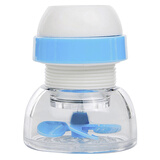 卡丹娜 水龙头防溅头厨房水龙头花洒防溅喷头延伸器可伸缩 蓝色 1个装