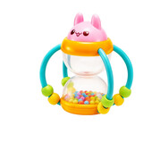 澳贝摇铃床铃婴儿玩具牙胶奥贝新生婴儿0-1岁宝宝礼物摇铃沙漏玩具 花篮沙漏摇铃463104