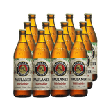 保拉纳（Paulaner）德国原装进口啤酒 保拉纳啤酒小麦啤酒 保拉纳白啤 500mL 12瓶 12月10到期