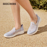 斯凯奇（Skechers）女鞋夏季透气软底一脚蹬健步鞋懒人鞋平底单鞋百搭休闲鞋896020