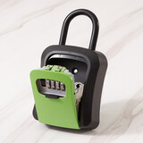美冠卫士（MEIGUANWEISHI）装修钥匙密码盒挂锁挂式免安装栏杆密码锁盒装修钥匙量大定制公司 绿色G7-S型  半合金 挂式