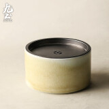 九土陶瓷壶承简约禅意小型干泡茶盘建水家用茶渣缸水洗功夫茶具配件 款式一B款