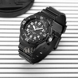 卡西欧（CASIO）学生手表 男女儿童手表运动表 日期显示夜光防水指针石英表 LRW-200H-1B