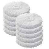 维尔佳通用型旋转拖把替换头加厚纤维拖布头吸水纯棉线拓扑16CM墩布头