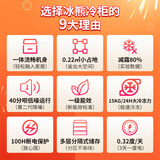 冰熊（BINGXIONG）立式冰柜家用小型冷冻速冻母乳储存商用抽屉式小冷柜节能省电冰箱 78L 星银【四抽屉单冷 补贴20%】