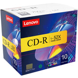 联想（Lenovo） 空白光盘 DVD-R刻录光盘  DVD+R车载数据16X 4.7G CD-R 精致盒装（10片单片装）