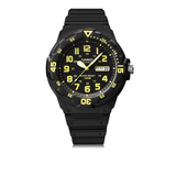卡西欧（CASIO）男女表学生手表运动手表 夜光防水石英表带星期日历腕表 黑表黄字MRW-200H-9B