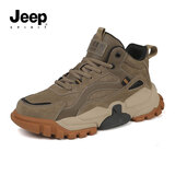JEEP SPIRIT吉普男鞋运动鞋男户外登山鞋老爹鞋休闲鞋子男 105-1 暗森绿  42