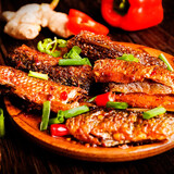 辣小董湘味手撕鱼湖南特产鱼干鱼仔香辣下饭菜零食小吃即食罐装288g 香辣 湘味手撕鱼288g*1罐