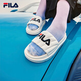 斐乐（FILA）女鞋运动拖鞋厚底凉拖沙滩鞋漂流船 奶白-GD 36