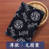织绣情蓝印花布乌镇仿蜡染棉布碎花装饰手工餐厅中国民族风青花瓷桌布料 厚款-龙图案(半米价)