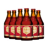 智美（Chimay） 红帽啤酒 330ml*6瓶 修道院精酿 比利时进口 双料啤酒