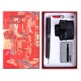 LAMY德国进口 凌美(LAMY)狩猎者钢笔墨水笔商务礼品笔礼盒套装 含墨水+吸墨器+墨胆月夜大唐高颜值礼物 磨砂黑EF尖（月夜大唐礼盒）