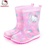 Hello Kitty凯蒂猫儿童雨鞋宝宝女童雨靴防滑公主小孩水鞋 KP18526粉红 内长19.5cm 29码