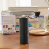 泰摩栗子C手摇磨豆机 家用手动咖啡豆研磨机 磨豆器礼物 C2S-曜石黑【单品版】