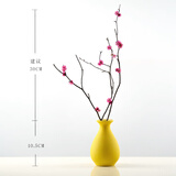 美学黑客 干花花束莫兰迪花瓶北欧干花装饰桌子摆件清新插花卧室森系干花 梅花含瓶