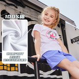 Converse 匡威儿童装男童短袖t恤夏季新款打底大童透气小女孩半袖运动T恤 8992纯白色-女童 140 /68 【建议身高128-140cm】