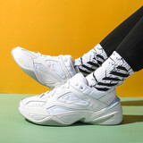 耐克（NIKE）男鞋2026夏季新款Air Monarch M2K老爹鞋经典休闲运动鞋跑步鞋潮 AV4789-101/M2K纯白  42