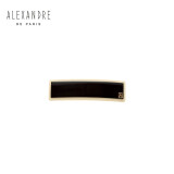 亚历山大（ALEXANDRE DE PARIS）城市轻户外发夹经典款马尾夹横夹撞色发饰女时尚简约头饰横夹 X 黑色 6公分 均码