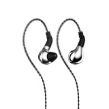 WGZBLON BLON BL03 耳机有线金属入耳式HIFI发烧级高音质可换线耳塞音乐电脑游戏通用 银色-无麦
