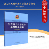 正版 公安机关刑事案件示范案卷指南 2021年版 孙茂利 中国民主法制 示范案卷意见书 诉讼文书卷 证据材料卷 侦查工作卷 典型案例证据程序文书制作