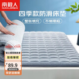 南极人床垫 软垫透气四季保护垫床垫子 可折叠垫被 灰色 1.8米床
