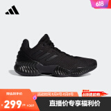 adidas阿迪达斯官方Pro Bounce 2018 Low男子团队款实战篮球鞋 黑色 44.5(275mm)
