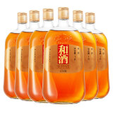 和酒大开福五年陈黄酒 上海老酒 特型半干型黄酒 12.5度6瓶 整箱装 量贩装 6瓶